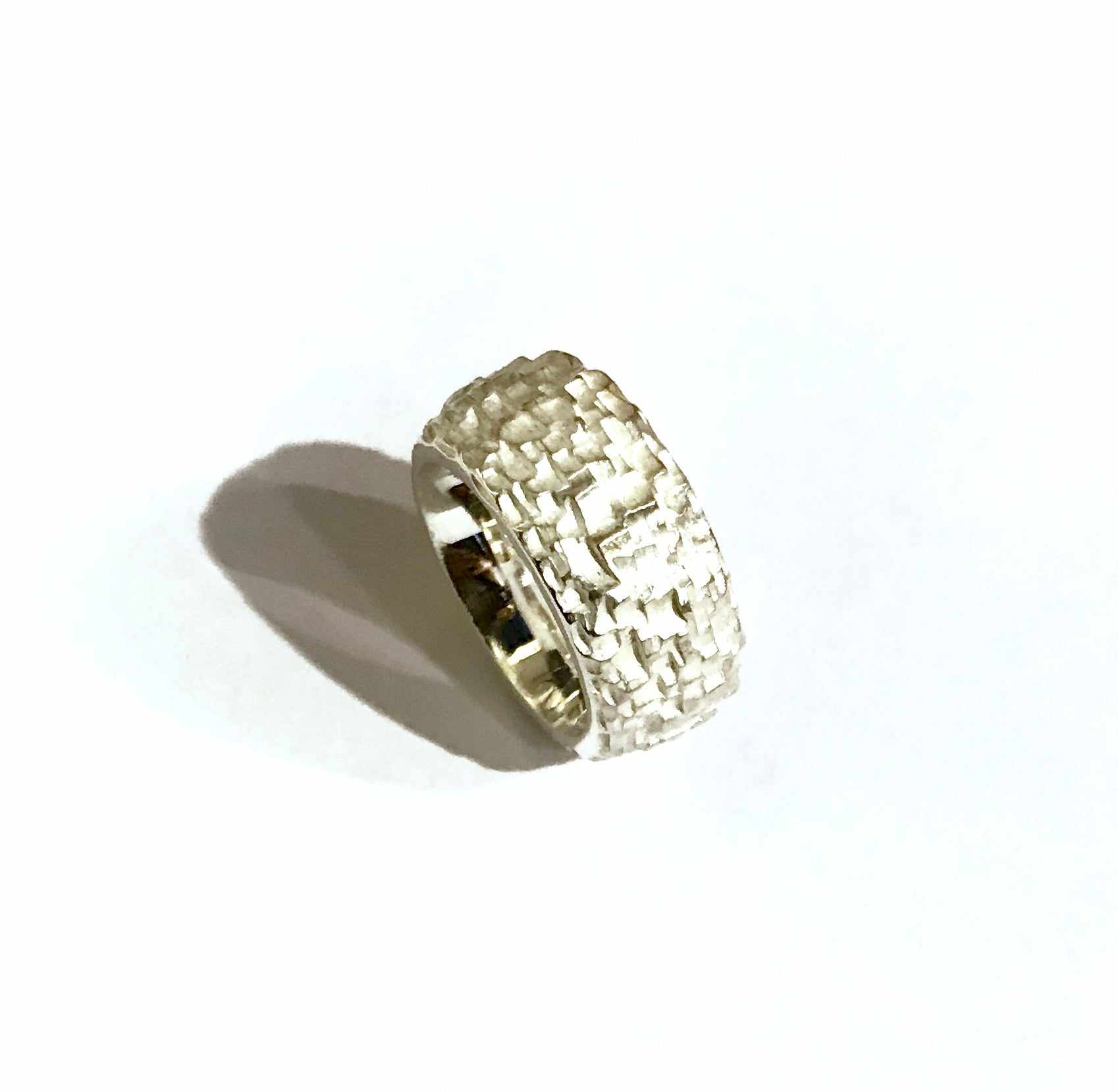 pixels silver rings