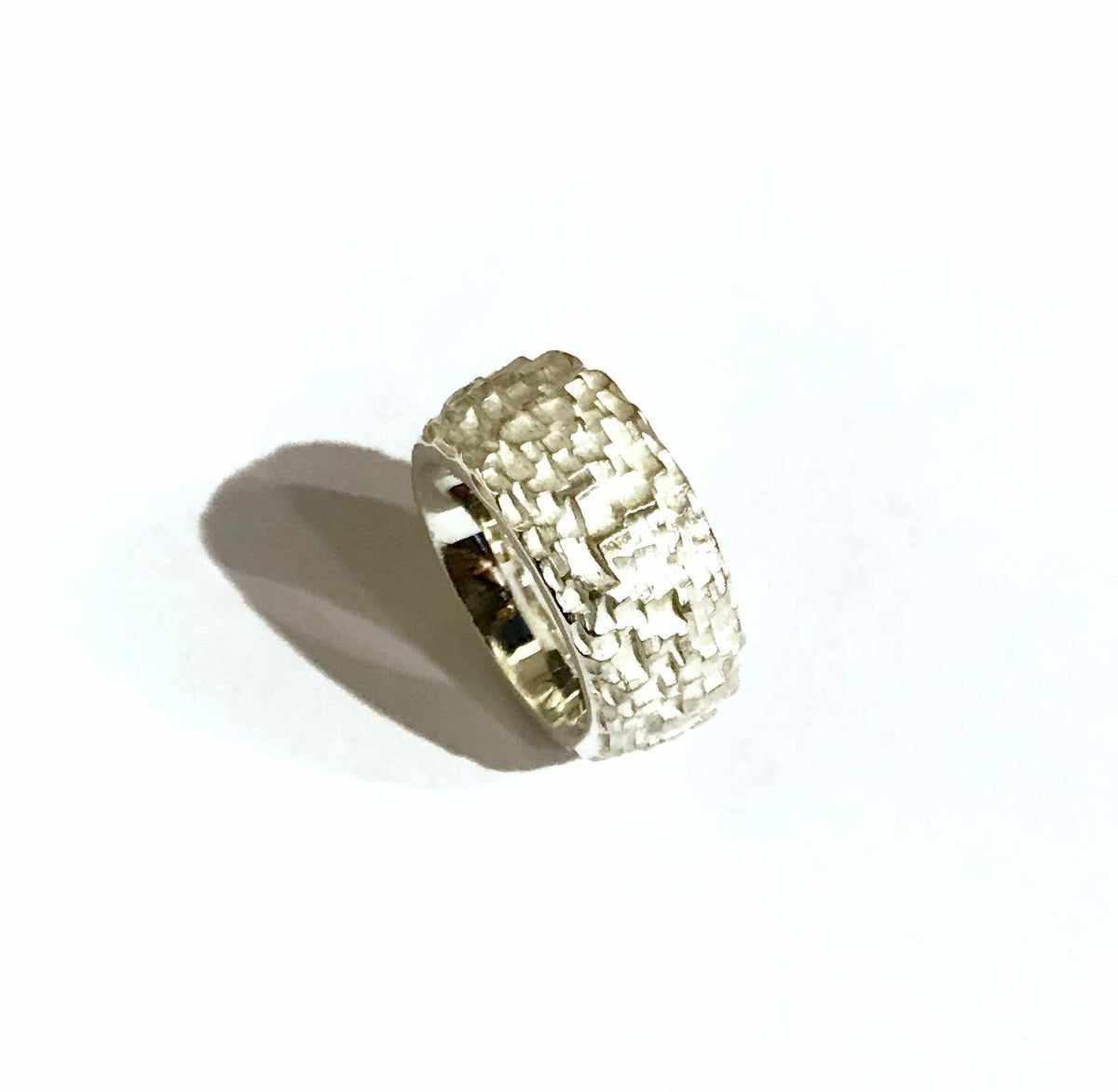 pixels silver rings