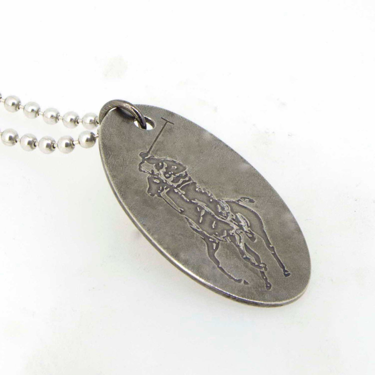 blackened silver necklace