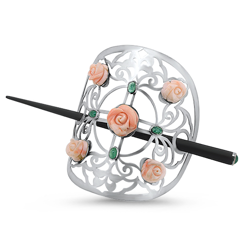 sterling silver hair clip