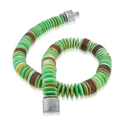 chrysopras necklace