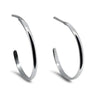 Lesunja Rosalita Platinum Creole, handmade fine jewellery from Switzerland
