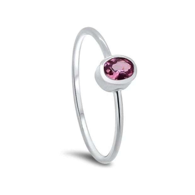 sapphire white gold ring