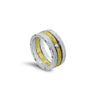 Lesunja Sepia 2 Colours Ring, handmade fine jewellery from Switzerland