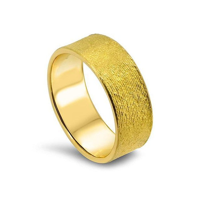 sea yellow gold ring