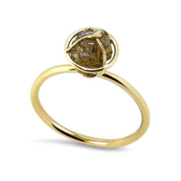 shooting star gold ring