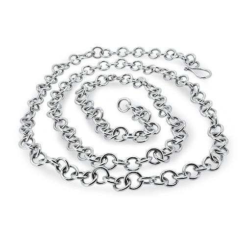 silver anchor chain