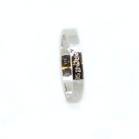 hammered silver rings
