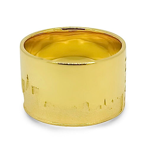 Lesunja Skyline Basel Yellow Gold Plated Ring
