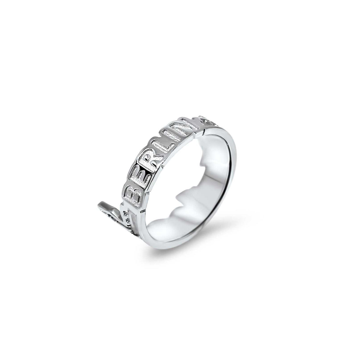 Berlin Skyline Silver Ring