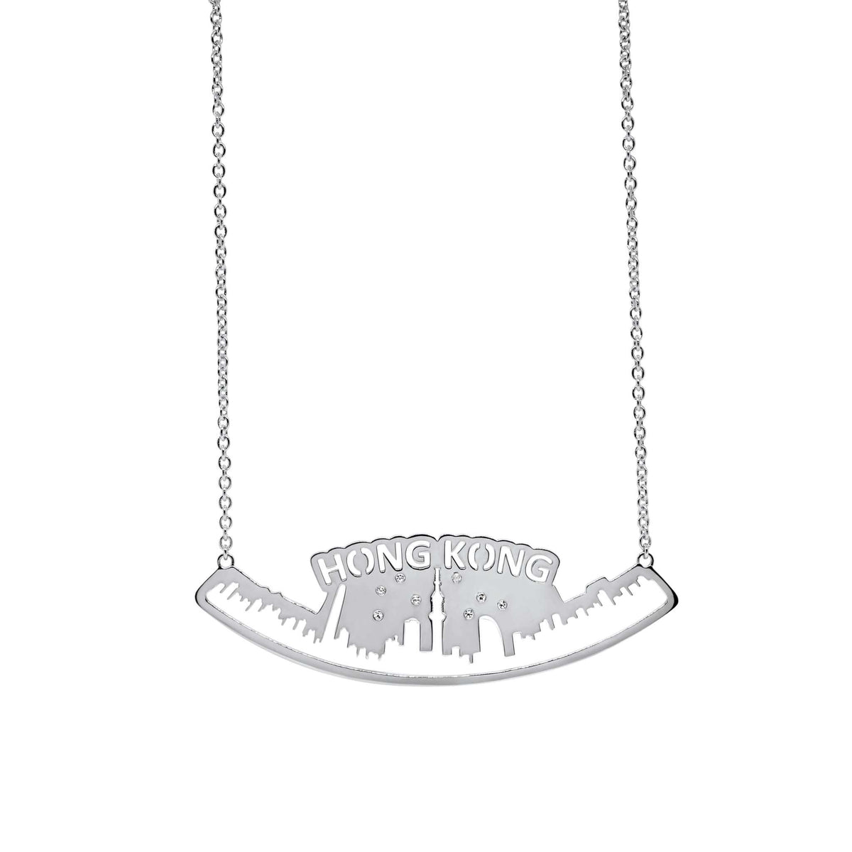 silver necklace hong kong