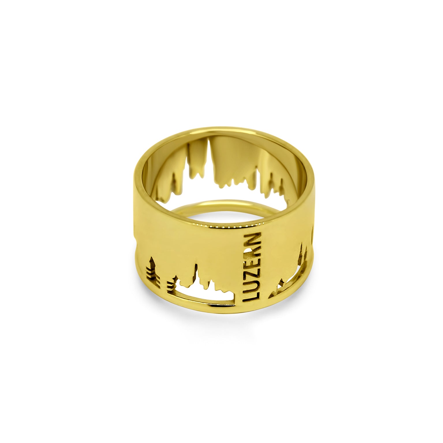 Lesunja Skyline Lucerne Gold Plated Ring