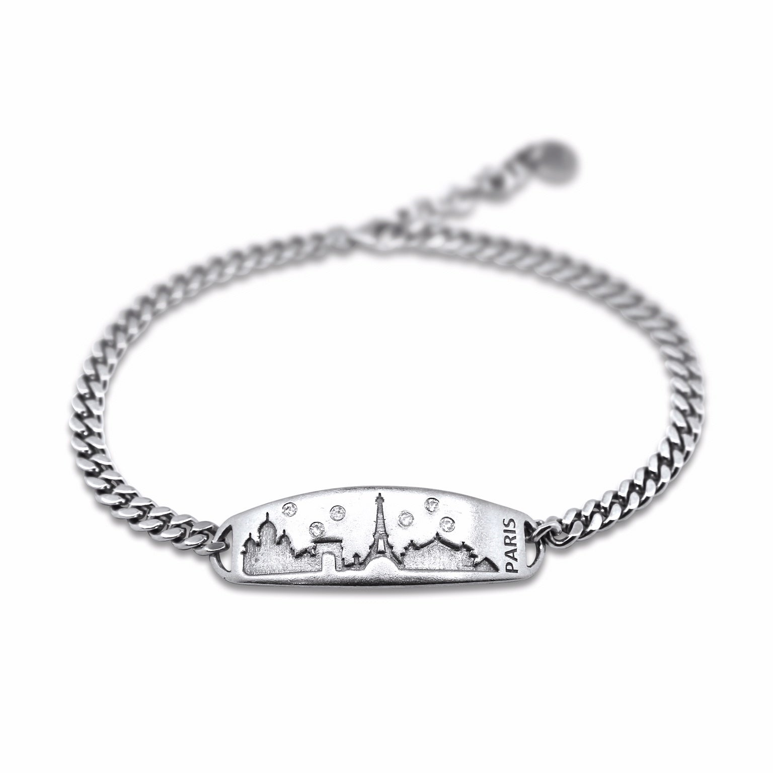 Lesunja Skyline Paris Silver Bracelet