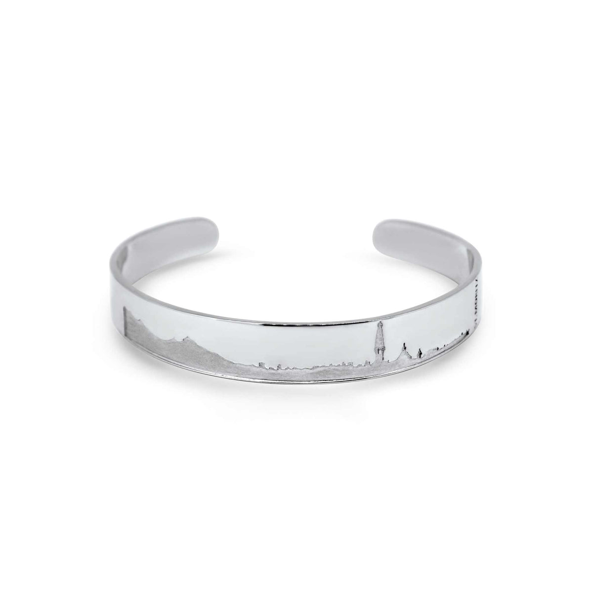 st moritz silver bangle