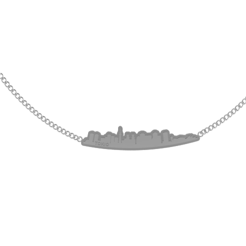 Lesunja Skyline Tokio Silver Necklace