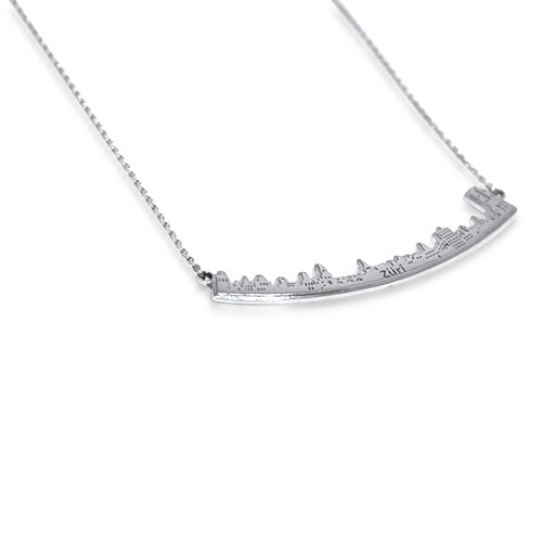Lesunja Skyline Zurich Silver Necklace