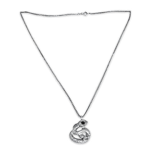 Lesunja Snake Silver Necklace