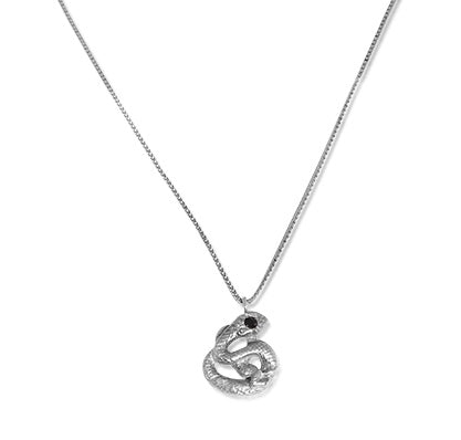 Lesunja Snake Silver Necklace