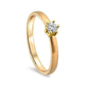 starshine yellow gold ring