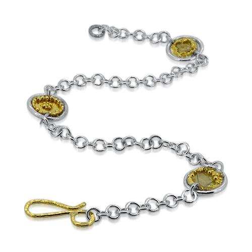 Lesunja Summer Breeze Silver Bracelet, handmade fine jewellery from Switzerland
