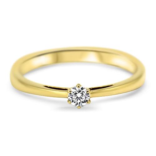 Lesunja Sunshine And Happiness Yellow Gold Ring, detail view, Lesunja atelier Zurich