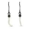 Lesunja Sweet White Coral Silver Hangers, handmade fine jewellery from Switzerland
