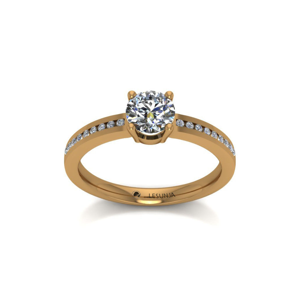 princes rose diamond gold ring