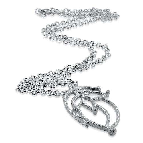sepia silver necklace