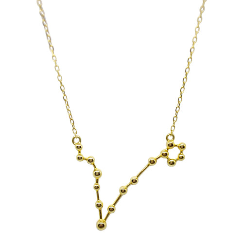 Lesunja Zodiac Pisces Star Constellation Gold Necklace