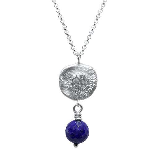 Lesunja Zodiac Sagittarius Silver Necklace, handmade fine jewellery from Switzerland