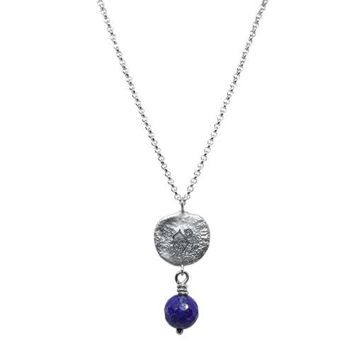 Lesunja Zodiac Sagittarius Silver Necklace, detail view, Lesunja atelier Zurich