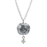 Lesunja Zodiac Scorpio Silver Necklace Rainbow Moonstone, handmade fine jewellery from Switzerland
