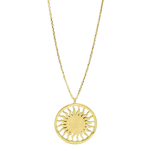 st moritz yellow gold necklace