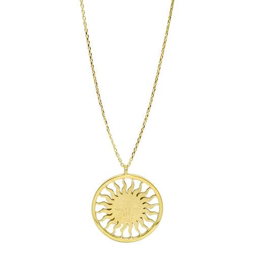 st moritz yellow gold necklace